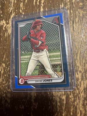 DRUW JONES 2024 BOWMAN CHROME BASEBALL BLUE REFRACTOR /150 Rookie Card