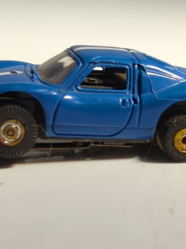 Vintage Aurora T-Jet Porsche 906 Blue w/Stripe - Picture 7 of 9