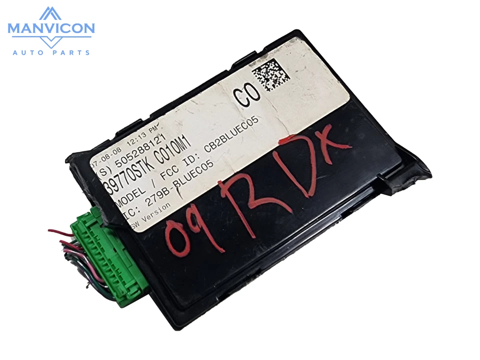 Módulo de control manos libres Acura RDX 2007-2009 Bluetooth 39770-STK-C011-M1 OEM Foto 2 de 4