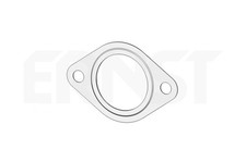 Dichtung Abgasrohr ERNST 495479 für MAZDA DY FORD FIESTA Mittelschalldämpfer 6 5