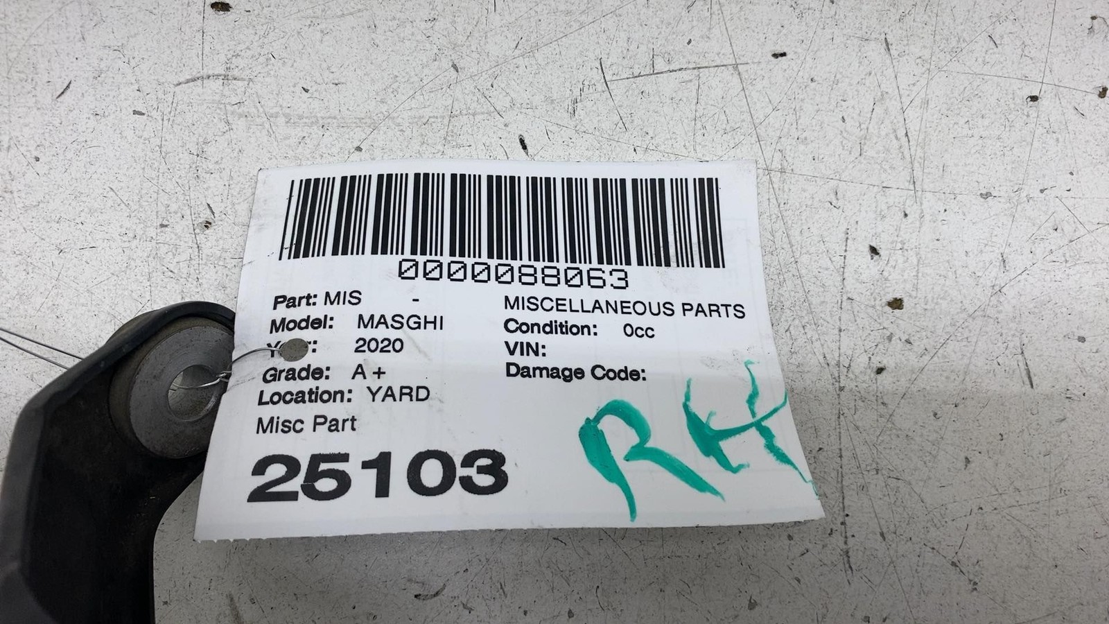 ⭕ 2014-2020 Maserati Ghibli Right Turbo Intercooler Pipe Tube RH 3.0L Assembly
