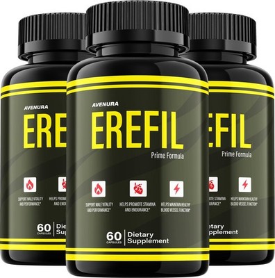 (3 Pack) Erefil for Men Capsules   Erefil Advanced Formula Pills Supplement