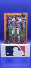2025 Topps Series 2 Jurickson Profar Orange Diamante 01/25 #588 Atlanta Braves