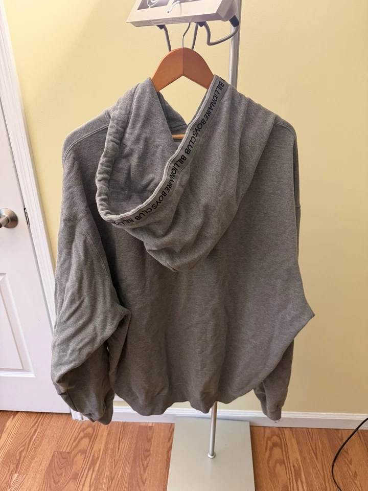 Billionaire Boys Club Gray Simple Logo Pullover Hoodie XXXL NEVER WORN - Image 2 of 3