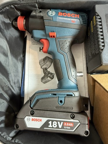 Bosch 1/2" IDH182 18V Brushless Socket Ready Impact w/Charger & 2 Batteries - Picture 2 of 10