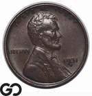 1931-D Lincoln Cent Wheat Penny, Choice BU++ BN