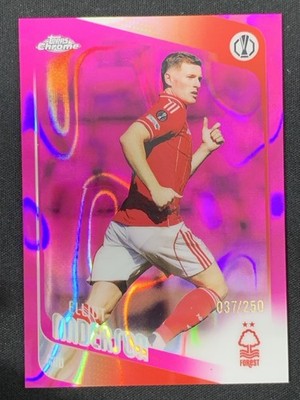 Elliot Anderson 2025-26 Topps Chrome UCC Pink Lava Refractor Base /250 #96