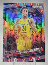2025 Panini Prizm WNBA Tamika Catchings #6 WNBA Logo Silver Prizm Indiana Fever 