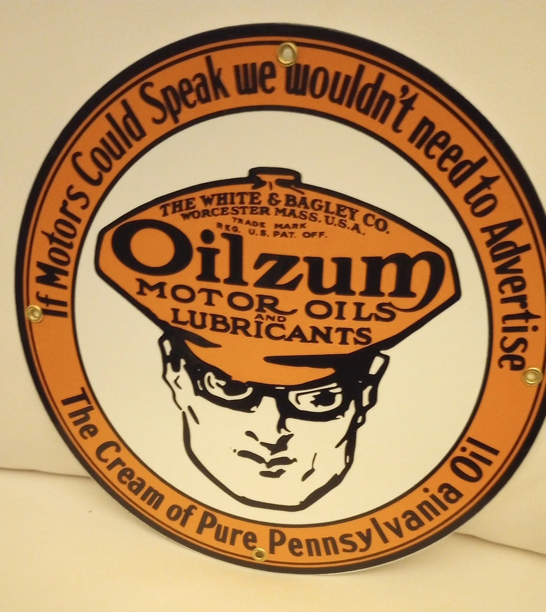 Oilzum In Collectible Gas & Oil Advertising Signs for sale | eBay