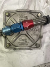 Oberg tattletale Oil Filter vintage nostalgia, drag race funny car nhra IHRA