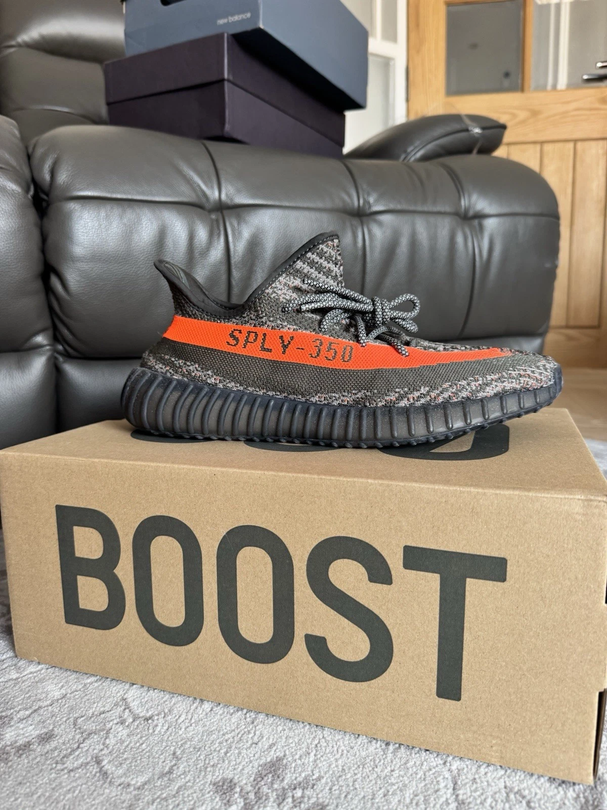 Yeezy Boost 350 V2 Carbon Uomo UK Taglia 11