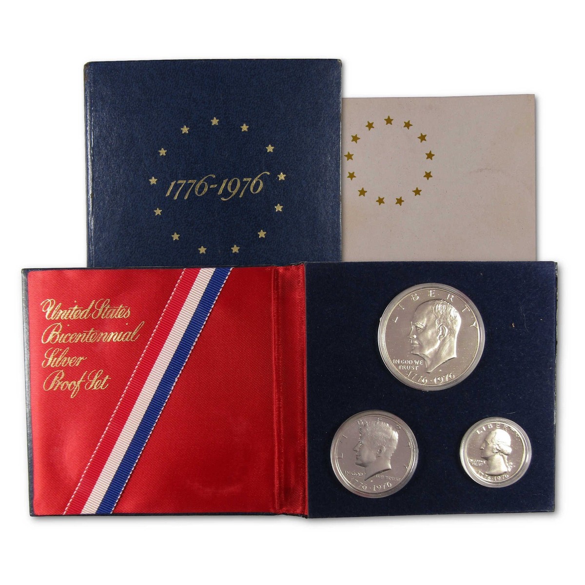 1976 Bicentennial Silver Proof Set U.S. Mint Government Packaging