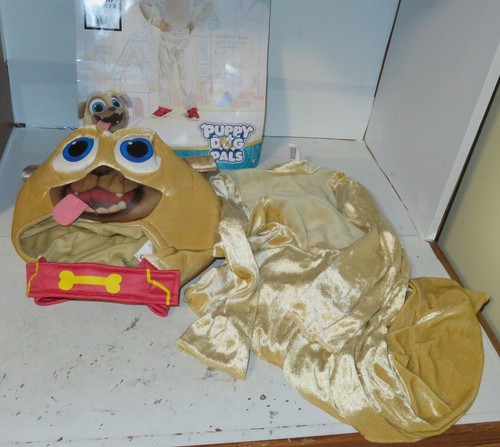 3-4 Puppy Dog Pals Rolly Disney Junior Disguise Halloween Costume Toddler Brown