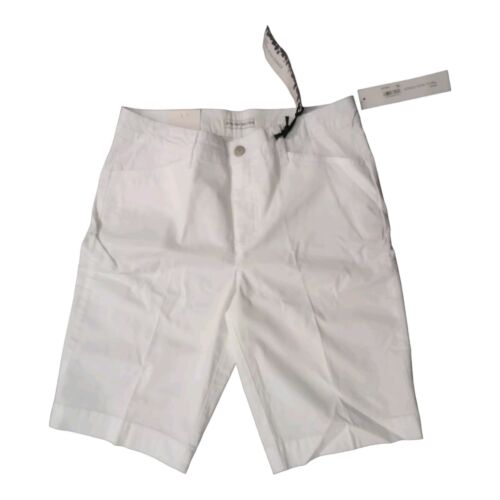 Jones New York Women's White Trouser Shorts Secret Slimming Feature SZ 8 NWT $49 - Picture 1 of 6