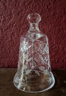 WATERFORD Crystal ~ 12 Days of Christmas Bell ~ Four Calling Birds ...