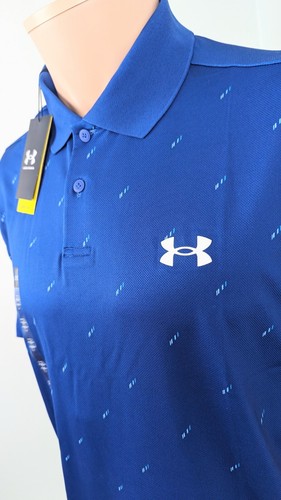 NEW Under Armour Performance Playoff Golf Stretch Polo Shirt Short Sleeve MEDIUM - Picture 3 of 10