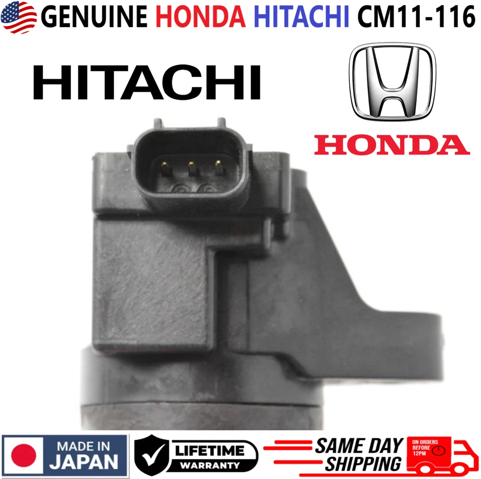 Bobina de encendido GENUINA HITACHI x1 para Honda Fit CR-Z City L4 2009-2016, CM11-116 Foto 4 de 4