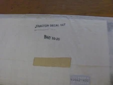 Central Tractor 93002-400 IHC McCormick Deering 10-20 Tractor Decal Set
