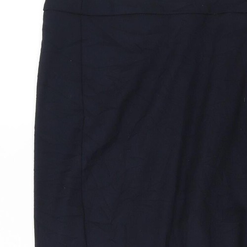EAST Womens Blue Polyester Blend Trousers Size 18 L30 in - Picture 6 of 12