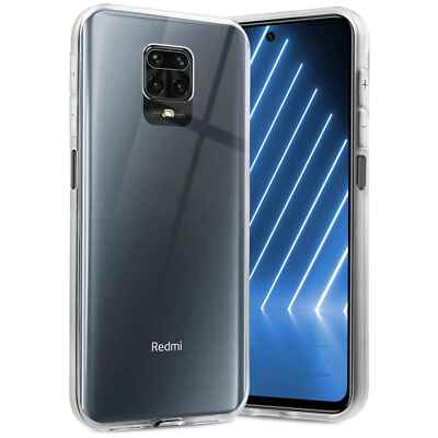 Handy Hülle für Xiaomi Redmi Note 9 Pro Silikon Schutzhülle Transparent NEU Case