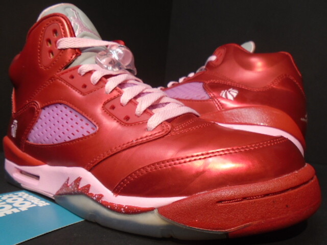 retro 5 red pink