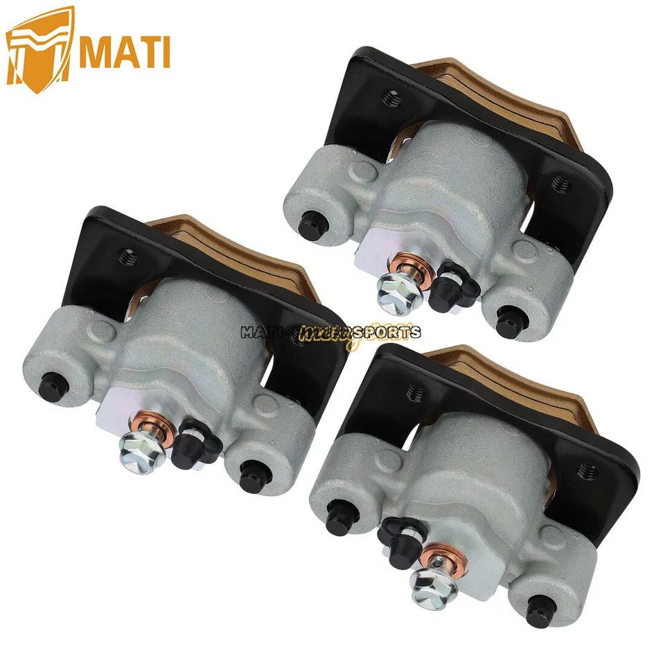 Front & Rear Brake Calipers for Arctic Cat ATV Alterra 400 450 500 4X4 2016-2017 - Image 4 of 4