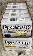 SPORTSMAN  Lye Soap Pure & Natural 6oz Bar Box (10 Bars) Unscented W/Display Box