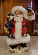 Vintage 9 Inch Santa With Bag Figurine