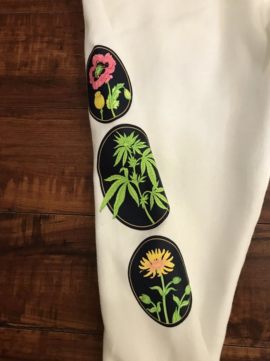 Huf Worldwide Skateboard Jogger Pants Wild Flowers Size Medium