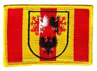 Flaggen AufnäHer Patch Polen - Lodz Fahne Flagge