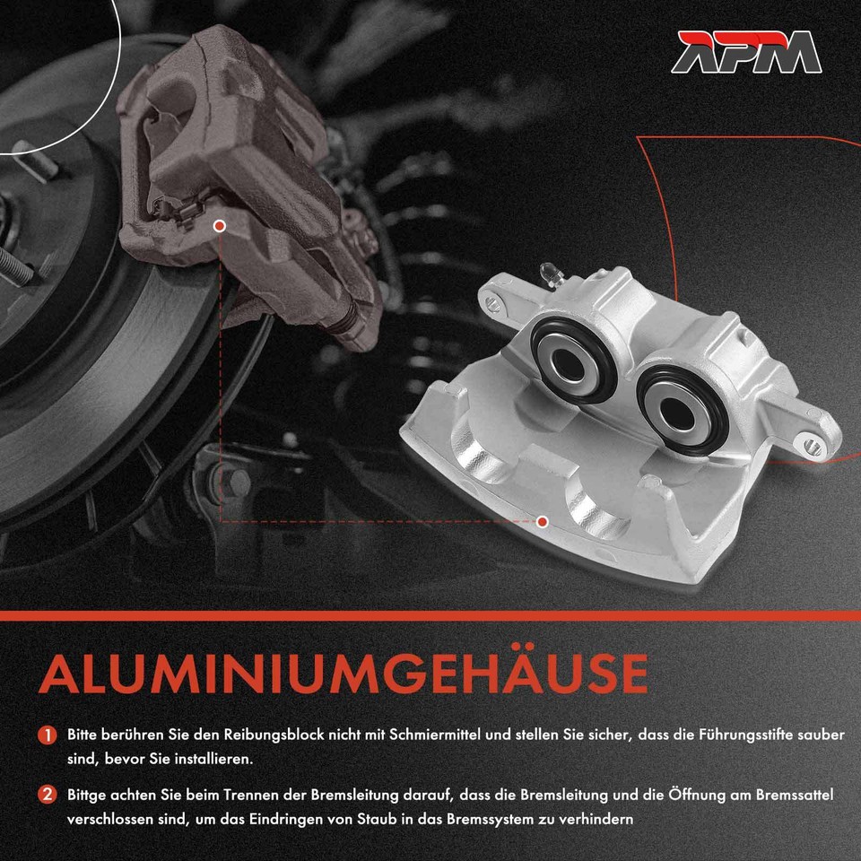 2X Brake Caliper Front L + R 46 Mm For Nissan Pathfinder 2 R50 Pick-Up ...