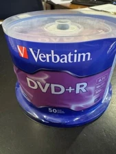 VERBATIM 8X Blank DVD+R 4.7GB 50pk