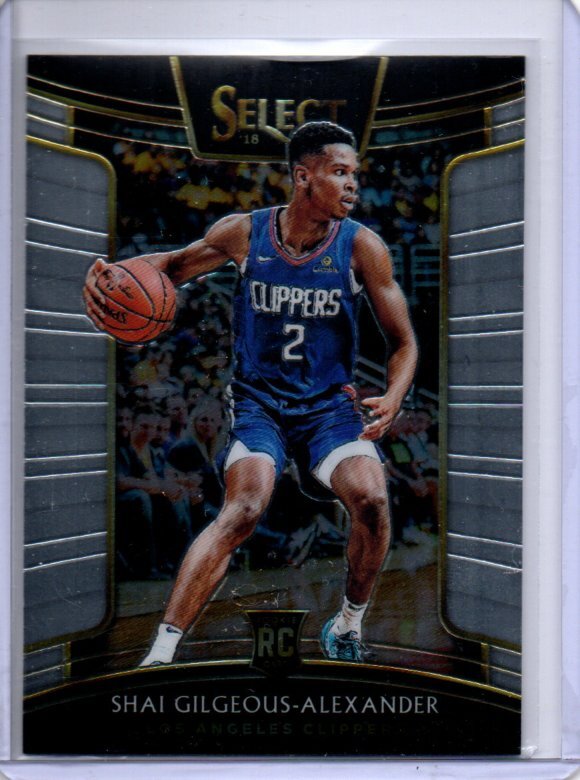 SHAI GILGEOUS-ALEXANDER 2018-19 PANINI SELECT TRUE ROOKIE RC #7 | eBay