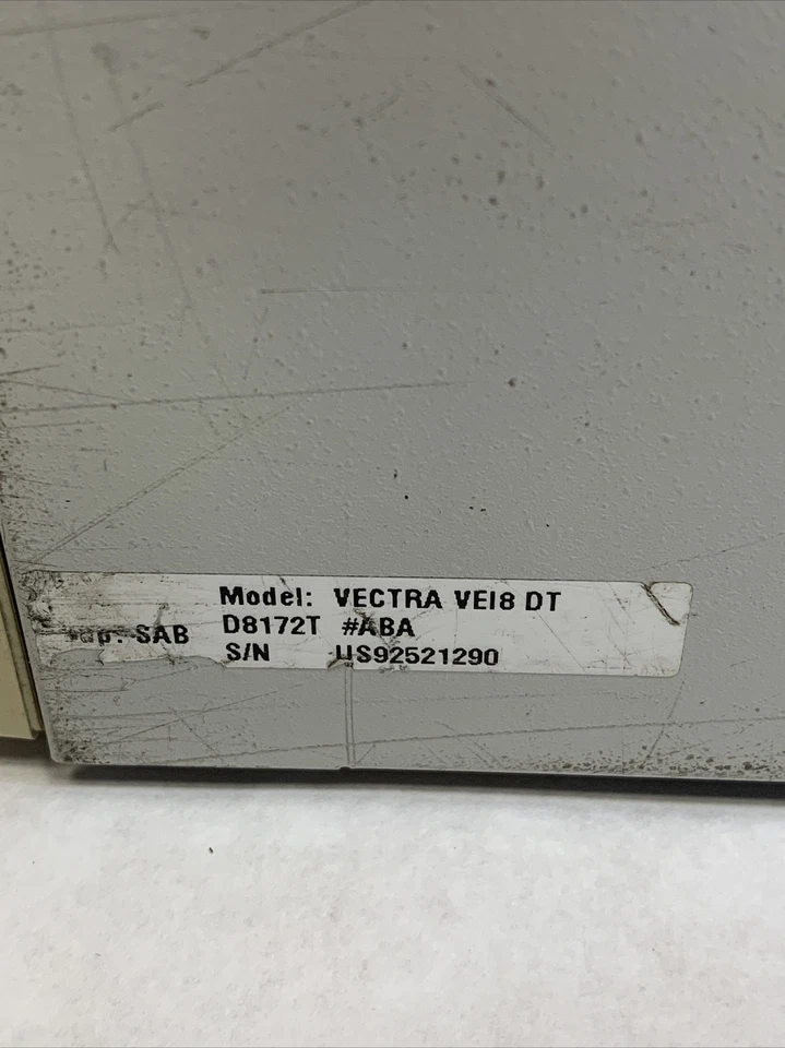 HP Vectra VE i8 DT Intel Pentium III 450 MHz 256 MB RAM sin DD sin sistema operativo Foto 4 de 4