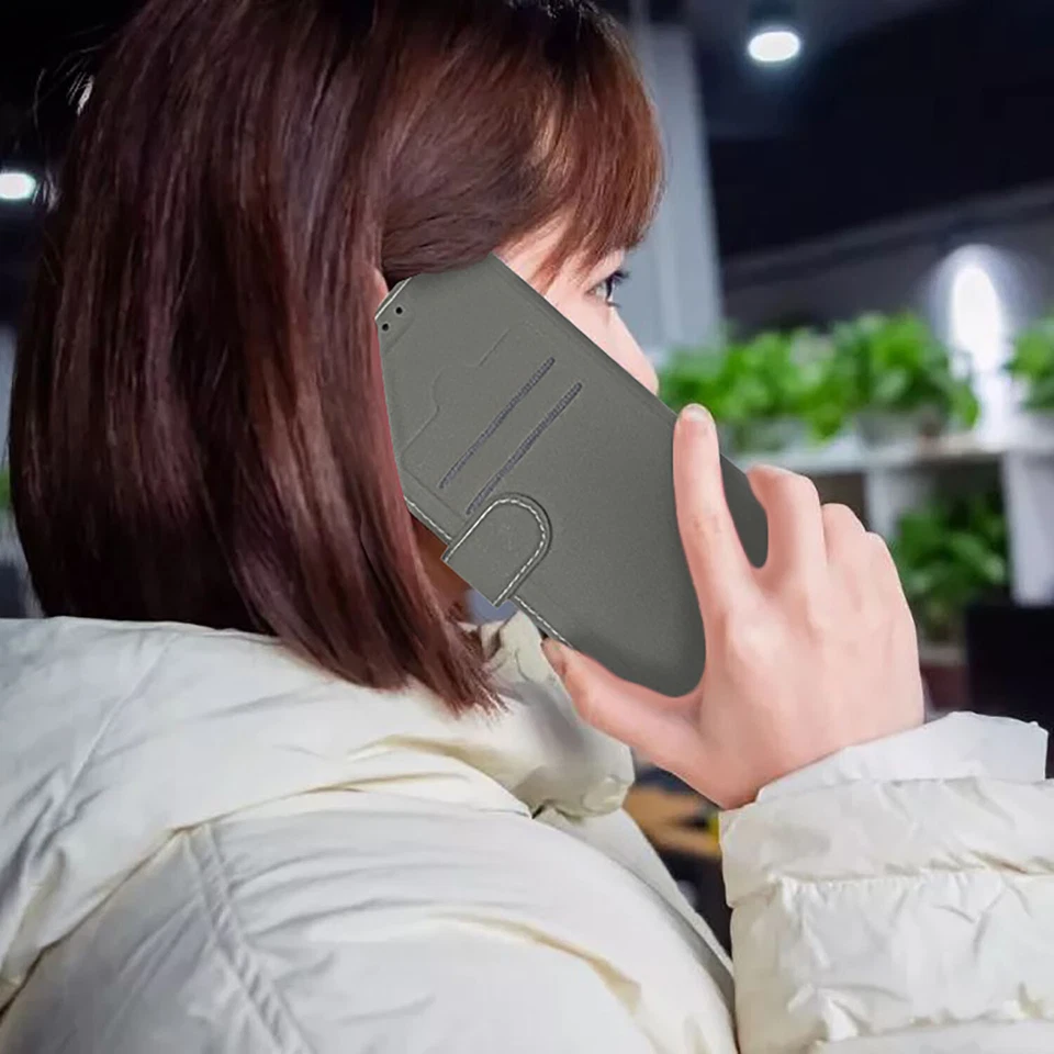 For Samsung Galaxy S23 S22 S21 S20 Ultra Wallet Phone Case Stand Leather Pattern - Image 4 of 4