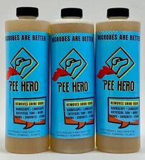 Pee Hero Urine Odor Remover Concentrate 16 oz Set of 3