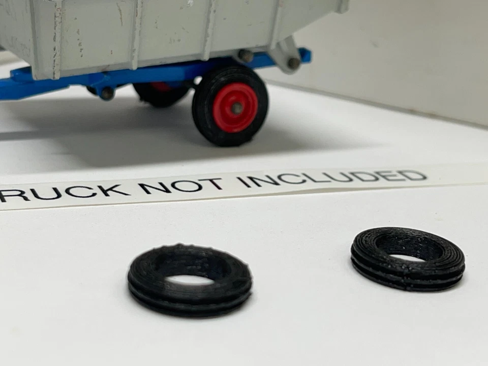 Matchbox Series King Size No. K-11 Whitlock Trailer TIRES - Image 2 of 2