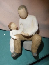 2000 Willow Tree "Grandfather" Grandpa & Grandchild Figure Susan Lordi Demdaco