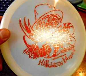 RARE-OLD-RUN-2016-Z-LE-GLOW-HALLOWEEN-BUZZZ-DISCRAFT-177-G-WHT-SLVORG-STAMP