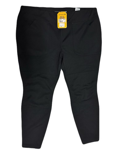 NEW Carhartt Womens Size 2X Force Fitted Midweight Utility Legging Black 20W 22W - Picture 4 of 11