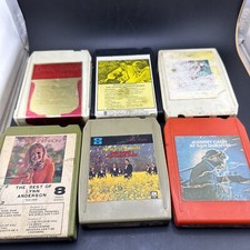 Set Of 6 Country 8 Track Tapes     