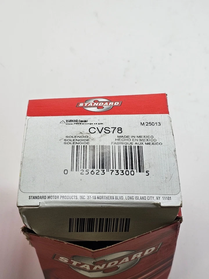 Соленоид вентиляционного отверстия паровой канистры Standard Motor Product CVS78 подходит для Honda Accord 2022 - Изображение 3 из 4