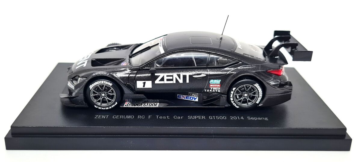 Ebbro 1/43 Lexus RC F Zent Cerumo Sepang Test Car GT500 Ebbro 1/43 Lexus RC F Zent Cerumo Sepang Test Car GT500