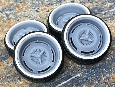 Resin 22 In. Raceline Desperado Wheels, W One In. Whitewalls
