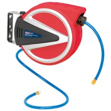 Sealey SA813 Rétractable Air Tuyau Bobine 8mtr Ø8mm Référence Polyuréthane Tuyau