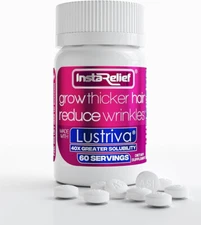 InstaRelief® Hair Growth with Lustriva® - Clinically Shown to Grow Thicker