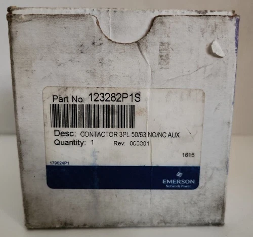 Liebert Emerson 123282P1S Contactor 3PL 50/63 NO/NC AUX