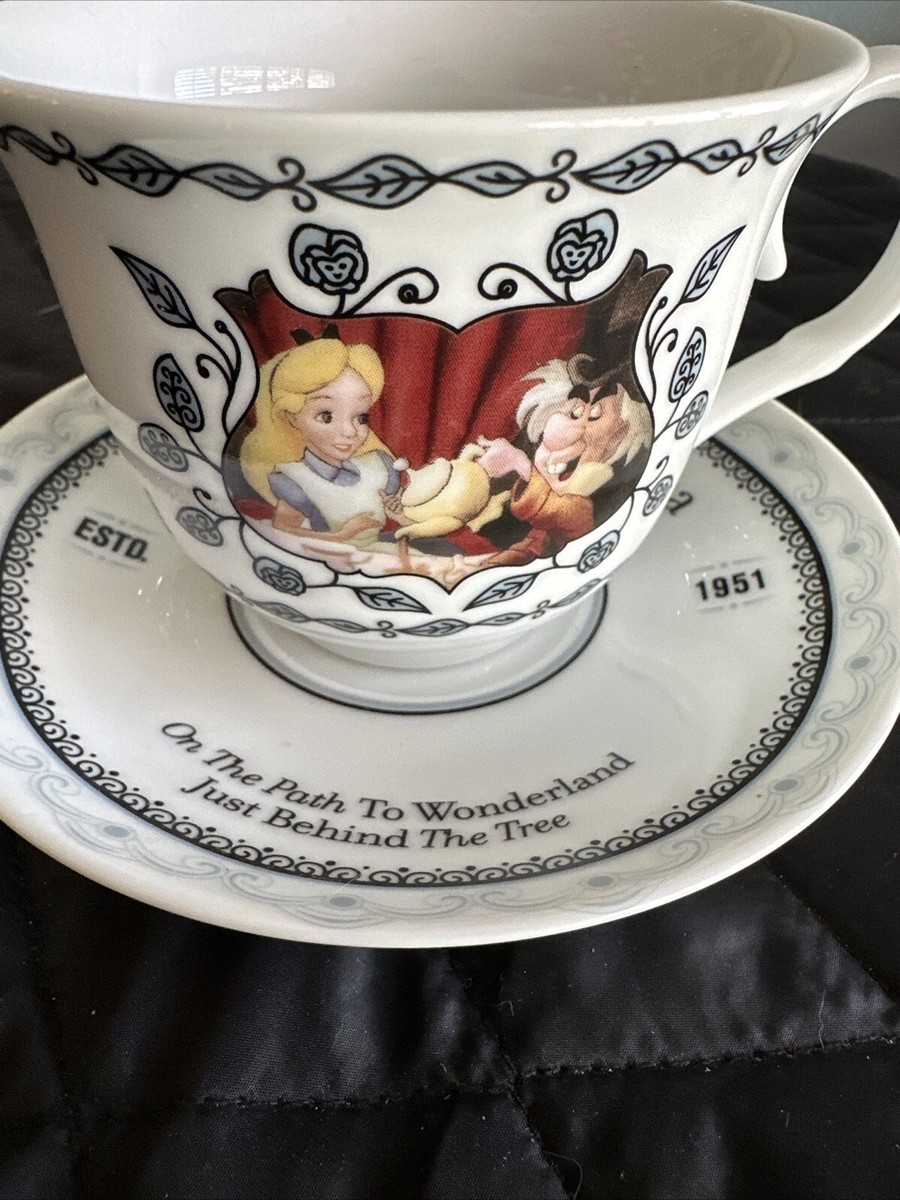 Disney Alice In Wonderland Tea Cup Saucer