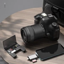 Card Reader USB-C3.1Micro SD TF OTG Smart Memory Adapter PC Android Phone iPhone