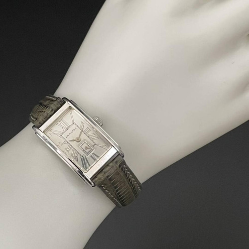 Hamilton Ardmore 6267 Registered Edition Wristwatch White Silver Working Japan - Picture 9 of 9
